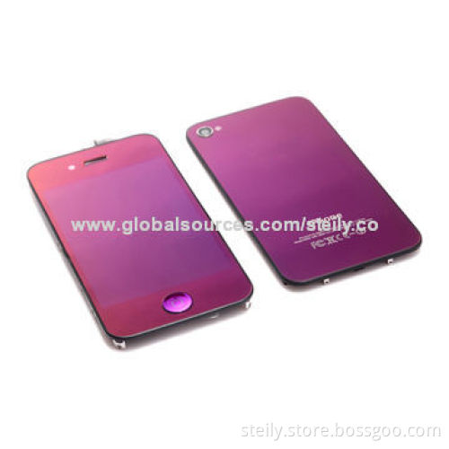 Electroplated Colored Front Screen Display Assembly for iPhone 4S LCD Digitizer